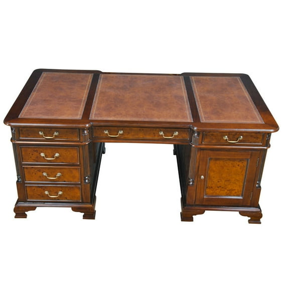 Burled Partners Desk