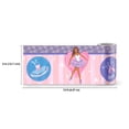 thumbnail image 2 of Concord Wallcoverings Peel and Stick Self Adhesive Kids Wallpaper Border, Ballerina Doll for Play Room Nursery Room, Pink Purple Blue Brown, 15 ft by 5 in 2463, 2 of 5