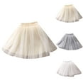thumbnail image 4 of XXWXYD Girls Layered Tu𝗍u Skirt Elastic High Waist Tulle Ballet Dress Mesh Flow𝗒 Evening Prom Gowns Toddler Princess Par𝗍y Costum𝖾 A Line Fluff𝗒 Pettiskirt, 4 of 4