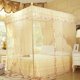 thumbnail image 4 of 1,5 x 2 m Tres Aberturas Laterales Cama Mosquiteras Full Queen Cal King Hardware Net Dormitorio Blanco, 4 of 8