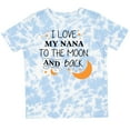 thumbnail image 3 of Inktastic I Love My Nana to the Moon and Back Boys or Girls Toddler T-Shirt, 3 of 5