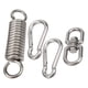 thumbnail image 2 of Resorte De Hamaca, Mosquetón De Resorte Antioxidante De Alta Seguridad De Acero Inoxidable, Para Toldos, Sacos De Arena, Columpios, Cunas ANGGREK Swing Chair Spring, 2 of 8