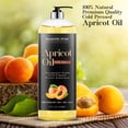 thumbnail image 7 of MAJESTIC PURE Apricot Oil, 100% Pure and Natural, Cold-Pressed, Apricot Kernel Oil, Moisturizing, for Skin Care, Massage, Hair Care, and to Dilute Essential Oils, 16 fl oz, 7 of 7
