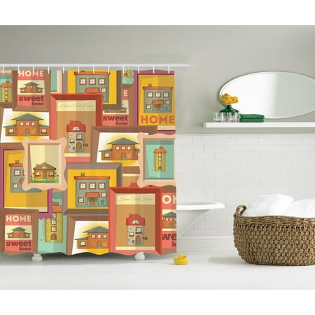 Country Decor Home Sweet Primitive Americana Shower Curtain Set Country Decor Home Sweet Primitive Americana Shower Curtain Set Extra Long Com