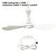 thumbnail image 2 of Ventilador de Techo Yuarrent eléctrico USB Grande de bajo voltaje de doble interior para restaurante Cama Dormitorio Electrodomésticos Tipo3, 2 of 6