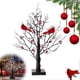 thumbnail image 5 of LED Light Up Red Bird Desktop Festival Tree, 5 of 5