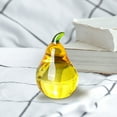 thumbnail image 6 of deevoka Fruit Statue Desktop Decoration Crafts Creative Ornament Table Decor Sculpture for Office, Bedroom, Car Dashboard Living Room Pear, 6 of 9