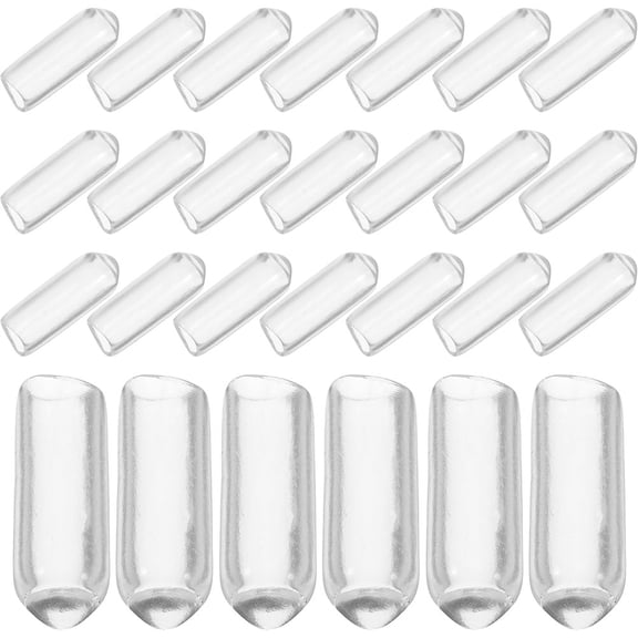 WRITWAA 300Pcs Rubber Tip Protectors for Pegboard Hooks Flexible Transparent Covers for Rack Protection