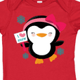 thumbnail image 4 of Inktastic Penguin Girl Snowflakes Girls Baby Bodysuit, 4 of 5