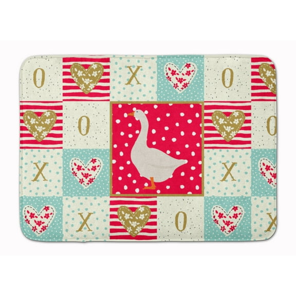 Embden Goose Love Machine Washable Memory Foam Mat