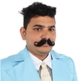 thumbnail image 4 of HPO Men's Mustache Cosplay Facial Hair, 4 of 5