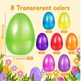 thumbnail image 3 of Huevos de Pascua Shemira, 8 unidades, 25 cm, gigantes, de plástico, rellenables, 3 of 7