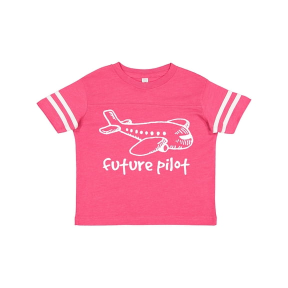 Inktastic Future Pilot Airplane Doodle Plane Boys or Girls Toddler T-Shirt