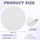 thumbnail image 2 of Uxcell Recortes de papel en forma de círculo de 8 pulgadas, 80 Pcs de cartón en forma de círculo 200gsm/75lb para proyectos de manualidades, decoración de tablones de anuncios en el aula, blanco, 2 of 6