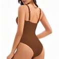 thumbnail image 5 of Xijirk One Piece Swimsuit Women,Push Up Underwire Swimsuit with Ruched Detail and High Waist Design One Piece Bathing Suit Supportive Swimwear for Beach Pool,Womens Swimsuits,Coffee,S, 5 of 5