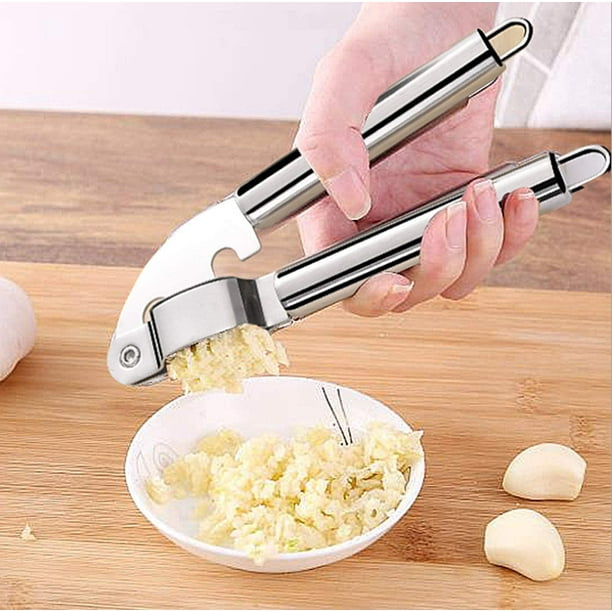 Pampered Chef Garlic Press Heavy Duty Aluminum Cleaning Tool Not Included