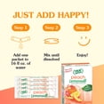 thumbnail image 4 of (3 pack) (10 Packets) True Lemon Peach Lemonade Stevia Sweetened, On-The-Go, Caffeine Free Powdered Drink Mix, 4 of 12