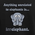 thumbnail image 3 of CafePress - Irrelephant Women's Dark Pajamas - Women's Short Sleeve Print T-Shirt and Pants Dark Cotton Pajama Set, 3 of 7