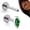 Emerald-Titanium, variant on 16G Stud Earrings Flat Back - G23 Titanium Internal Thread Cartilage Earrings for Women Hypoallergenic CZ Stud Piercing Jewelry Tragus/Nose/Helix/Conch/Medusa/Lip/Labret 6mm 8mm