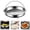 B, variant on Small Stainless Steel Steamer Insert with Handle, Replacement Vegetable Steaming Basket, 20x6cm, 1 Piece