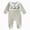 L101-Green, variant on Fall Newborn Baby Boy Footie Romper Collared Football/DuckJumpsuit Footed One Piece Clothes Waffle Knit Winter Outfit(L101-Blue,0-3 M)