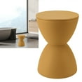 thumbnail image 3 of Tabouret en Forme de Sablier en Plastique Moderne Simple Style Nordique Tabouret Rond pour Salle de Bain Cabine d'Essayage, Blanc, 3 of 8