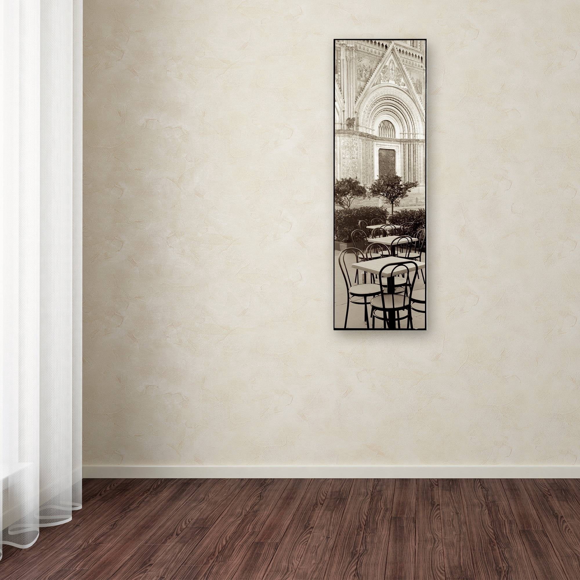 Trademark Fine Art "Orvieto Caffe I" Canvas Art by Alan Blaustein