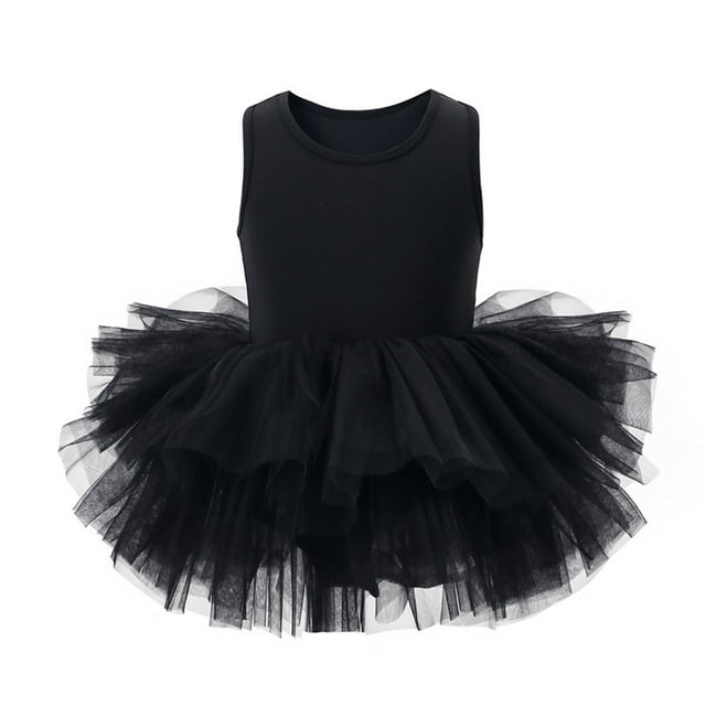 Robe de Ballet pour Fille 2-6 Ans Mode Professionnelle Enfants Robe de Fête Dansante Costume de Performance Robe de Princesse Robe de Mariage