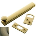 thumbnail image 1 of 4 in. General Purpose Surface Bolt, Satin Brass & Black, 1 of 1