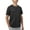 Black, variant on Mens Quick Dry Fit Mositure Wicking Athletic Performance Tee Shirt, Crewneck Outdoor Activewear Tops, Black, XL