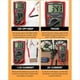 thumbnail image 5 of DM850 Multímetro Digital de 1999 Cuentas, Comprobador Automático de Voltaje CA/CC, Ohmímetro, Amperímetro, Detector, Herramientas, Color Naranja., 5 of 5