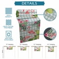 thumbnail image 6 of Summer Flamingos Table Runner 90 Inches, Tropical Flowers Leaves Cactus Plaid Bed Runner Dresser Scarves Tabletop for Indoor Outdoor Parties/Ceremony/Banquet, 13" x 90", 6 of 9