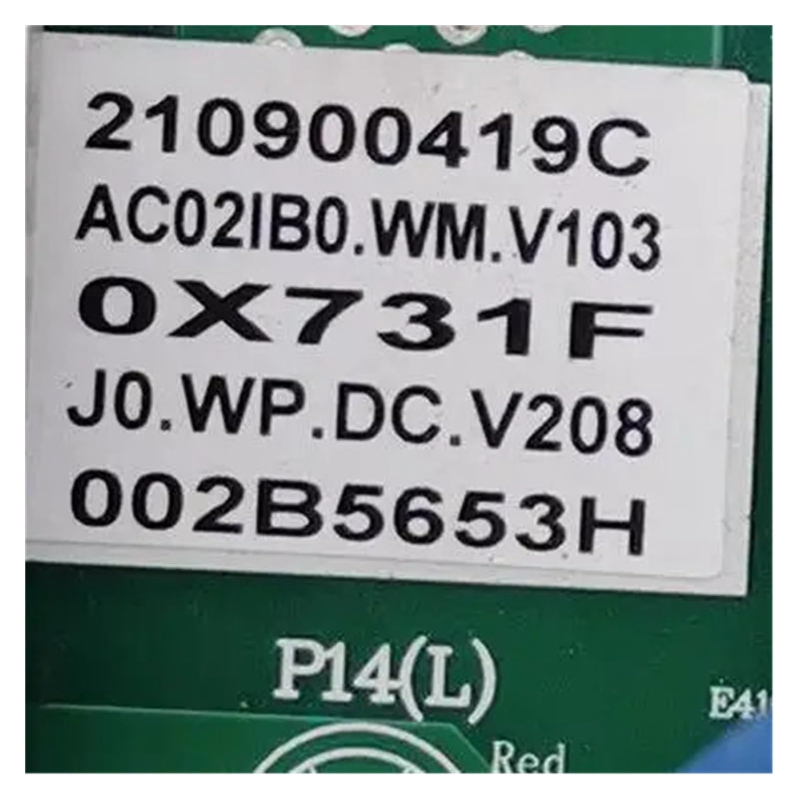 Air Conditioning Motherboard Computer Board 210900419C Compatible with TCL , components