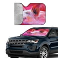 thumbnail image 3 of Kdxio Pink Pig Print Front Windshield Sun Shade,Folding Auto Sunshade for Car Truck SUV-Small, 3 of 7