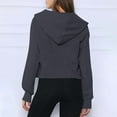 thumbnail image 3 of Ediodpoh Women's Hooded Zip up Pocketed Oversized Hoodies for Women for Fall and Winter Navy S, 3 of 5
