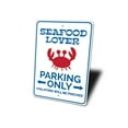thumbnail image 4 of Seafood Lover Parking Novelty Sign, Metal Wall Decor - 10x14 inches, 4 of 4