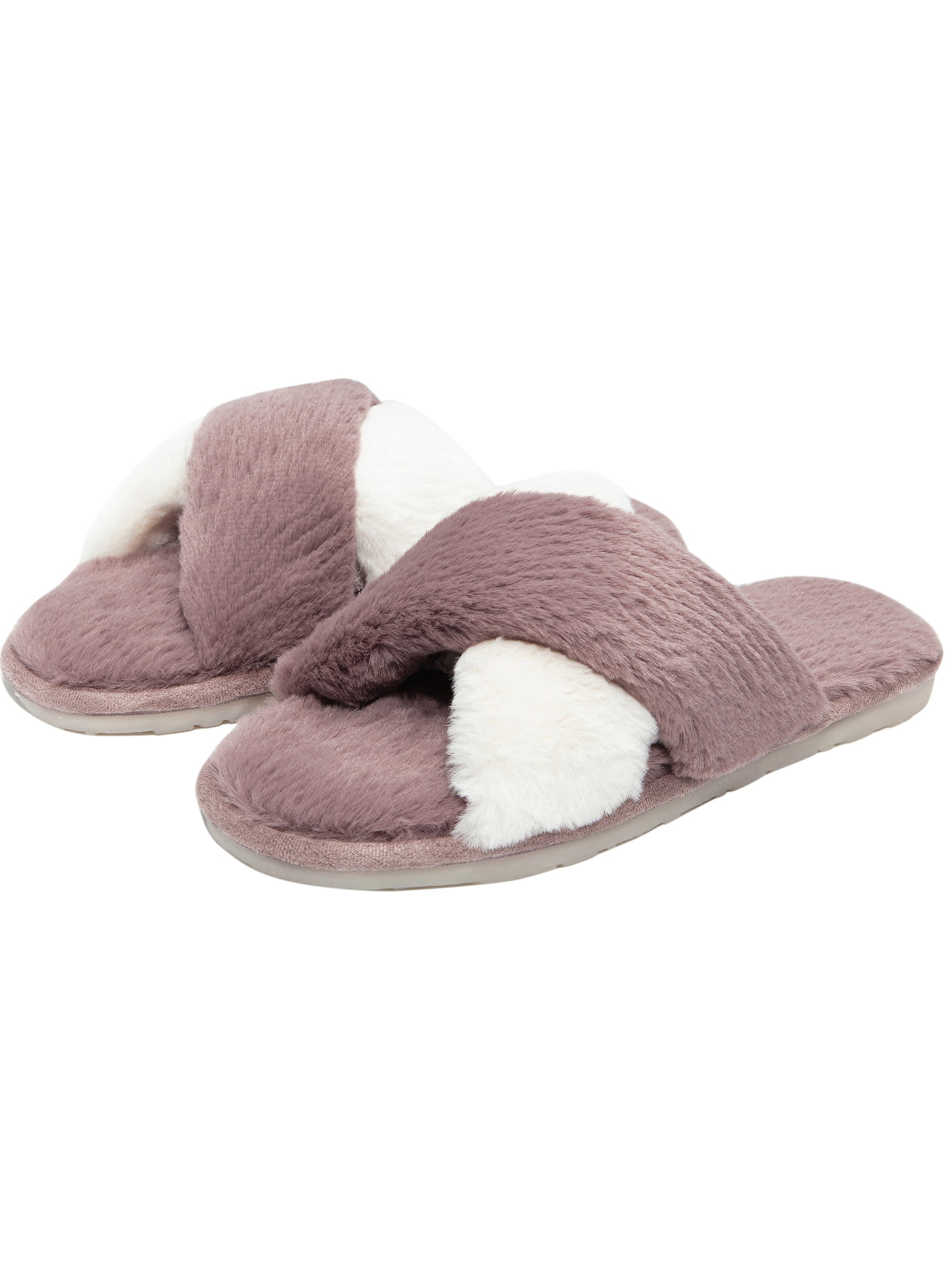 Unisex Winter Warm Fleece Slippers Fluffy Plush Sandals Indoor Home Casual Shoes