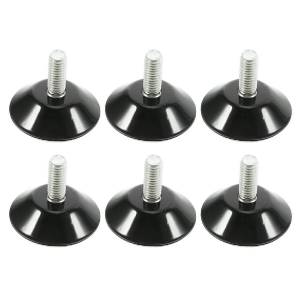 6 niveles ajustables para muebles, patas niveladoras resistentes con tornillos ajustables para mesas, sillas, armarios, tocadores y muebles de exterior.
