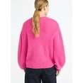 thumbnail image 4 of Scoop Women's and Women's Plus Oversized Sweater, Lightweight, Sizes XS-4X, 4 of 6