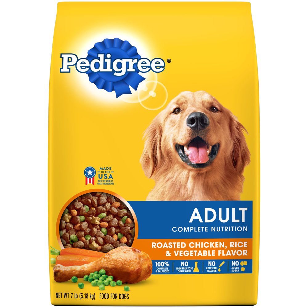 PEDIGREE Complete Nutrition Adult Dry Dog Food Roasted Chicken, Rice