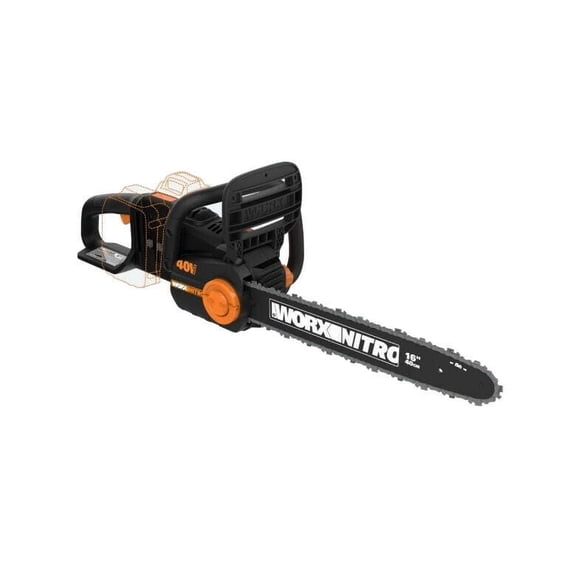 Restored Worx Nitro WG385 40V Power Share PRO 16" Cordless Chainsaw with Brushless Motor (Refurbished)
