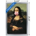 thumbnail image 3 of Reinders - Mona Lisa Bubble Gum Wall Poster, 14.725" x 22.375" Framed, 3 of 5