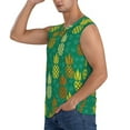 thumbnail image 3 of Haiem Men's Pineapples1 Print Tank Tops Summer Sleeveless Cut Off Workout T-Shirts Fitness Vest Athletic Undershirts-XX-Large, 3 of 8