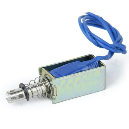 

ZYE1-0530 0.5N DC 12V Holding Electromagnet Lift Solenoid Electric Lifting Magnet with Connecting Wires (Silver)