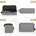 thumbnail image 3 of Hair Tools Storage with Heat Resistant Mat- Black and White Stripes Printed Curling Iron Travel Bag/Flat Iron Case for Women, 3 of 8
