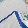 thumbnail image 5 of Watercolor Flowers Leaves Vintage Round Table Cloth Waterproof Wedding Holiday Tablecloth Coffee Table Decor Table Cover, 5 of 5
