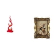 thumbnail image 1 of Figura Abstracta De Llama De Resina, Escultura Moderna, Artesanía Para Oficina, Estantería, Adorno Decorativo Vintage Para Mesa, Decoración De Bodas., 1 of 8