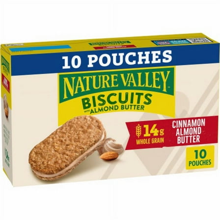 Nature Valley Biscuits with Almond Butter - 10ct