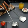 thumbnail image 4 of Cooking Utensils Set, Kitchen Utensils, Stainless Steel Kitchen Utensils, Kitchen Tools Spatulas Set, Cooking Spoons, Home Essentials Kitchen Gadgets Accessories, Safe, Easy To Clean 16.7" X 3.7", 4 of 7