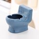 thumbnail image 1 of Cenicero de Cerámica para Inodoro, Cenicero de Escritorio para Baño, Adorno Decorativo Personalizado, Tendencia para Baño Masculino., 1 of 6